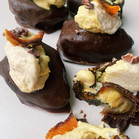 Recipe: Cashew & Date 'Cream' Eggs by Kinder Kitchen - Wunder Workshop