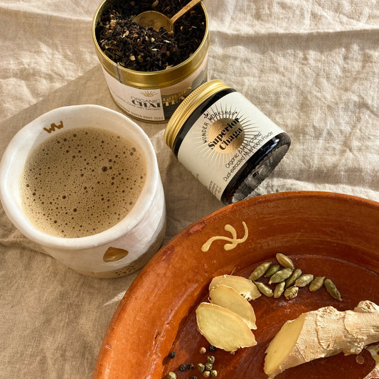 Chaga Chai Latte by Inga Bylinkina - Wunder Workshop