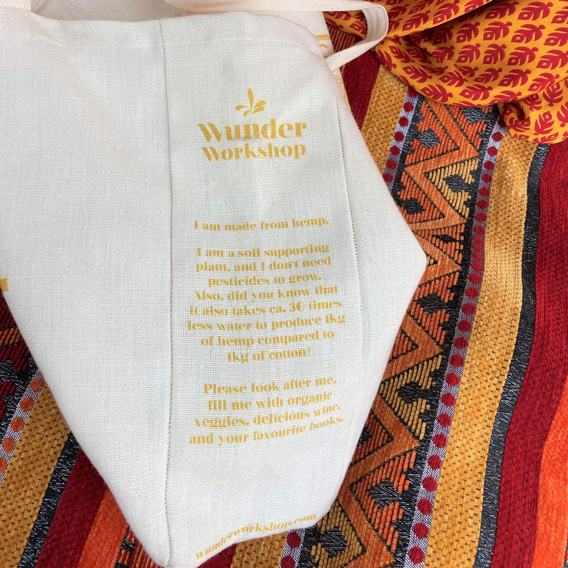 Wunder Workshop Hemp Tote - Wunder Workshop