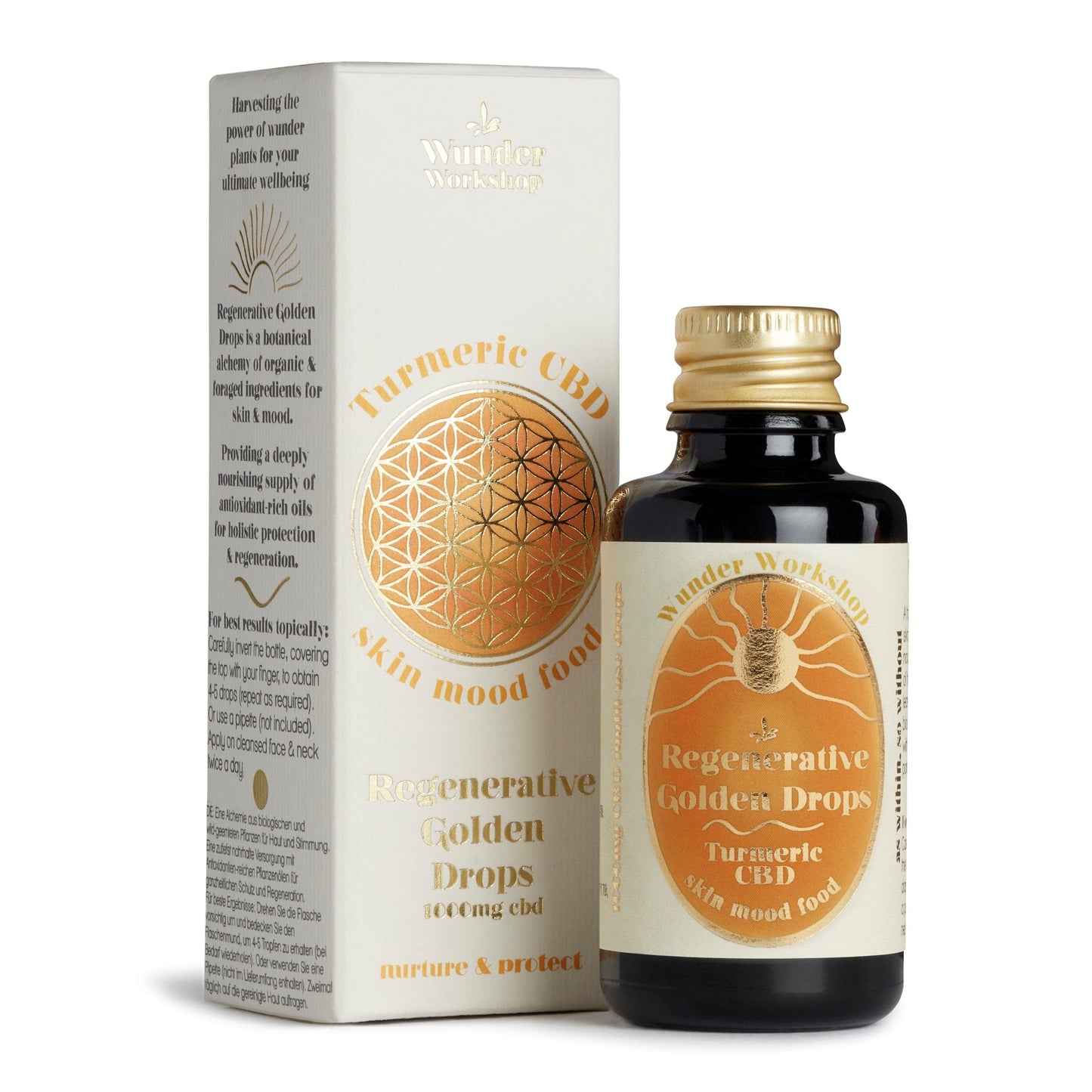 TURMERIC CBD - Regenerative Golden Drops (1000mg CBD) - Wunder Workshop