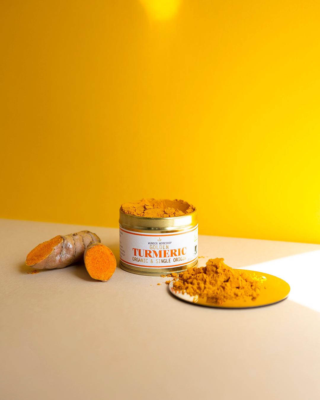 GOLDEN TURMERIC POWDER - Organic & Single-Origin - Wunder Workshop