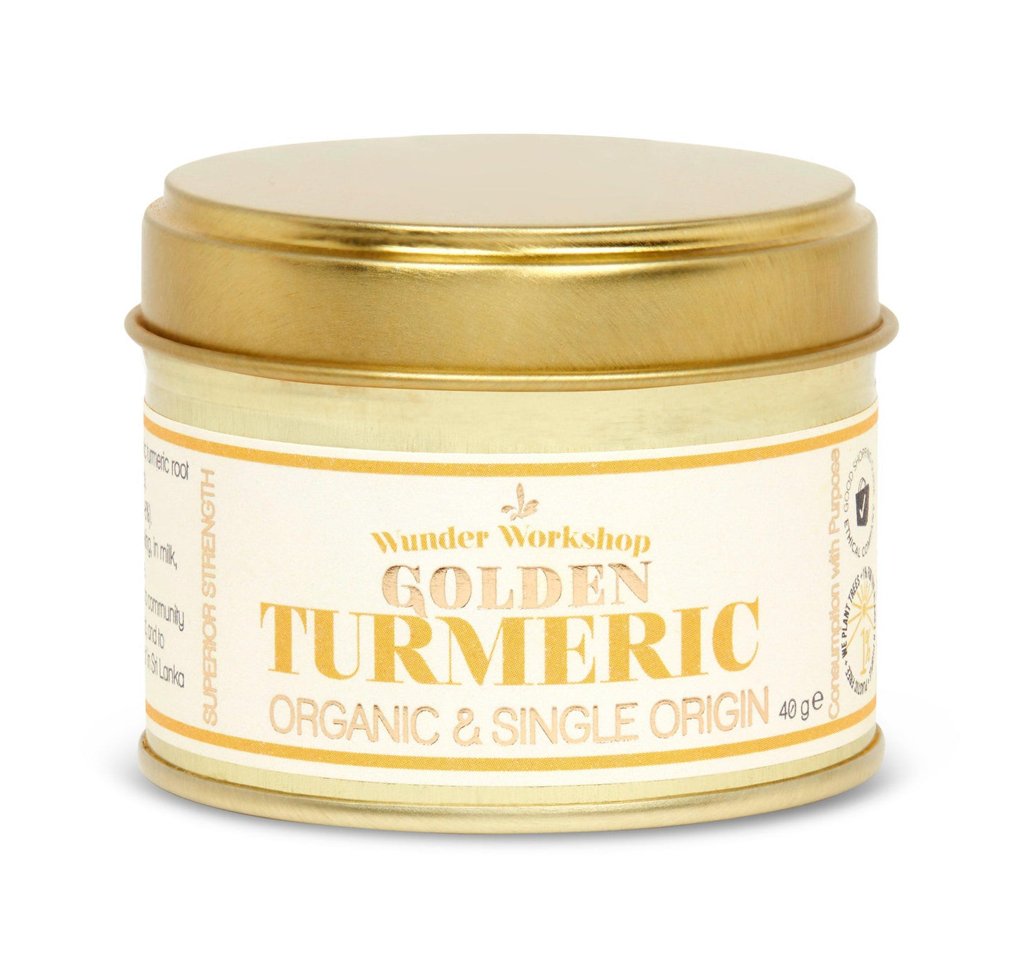 GOLDEN TURMERIC POWDER - Organic & Single-Origin - Wunder Workshop